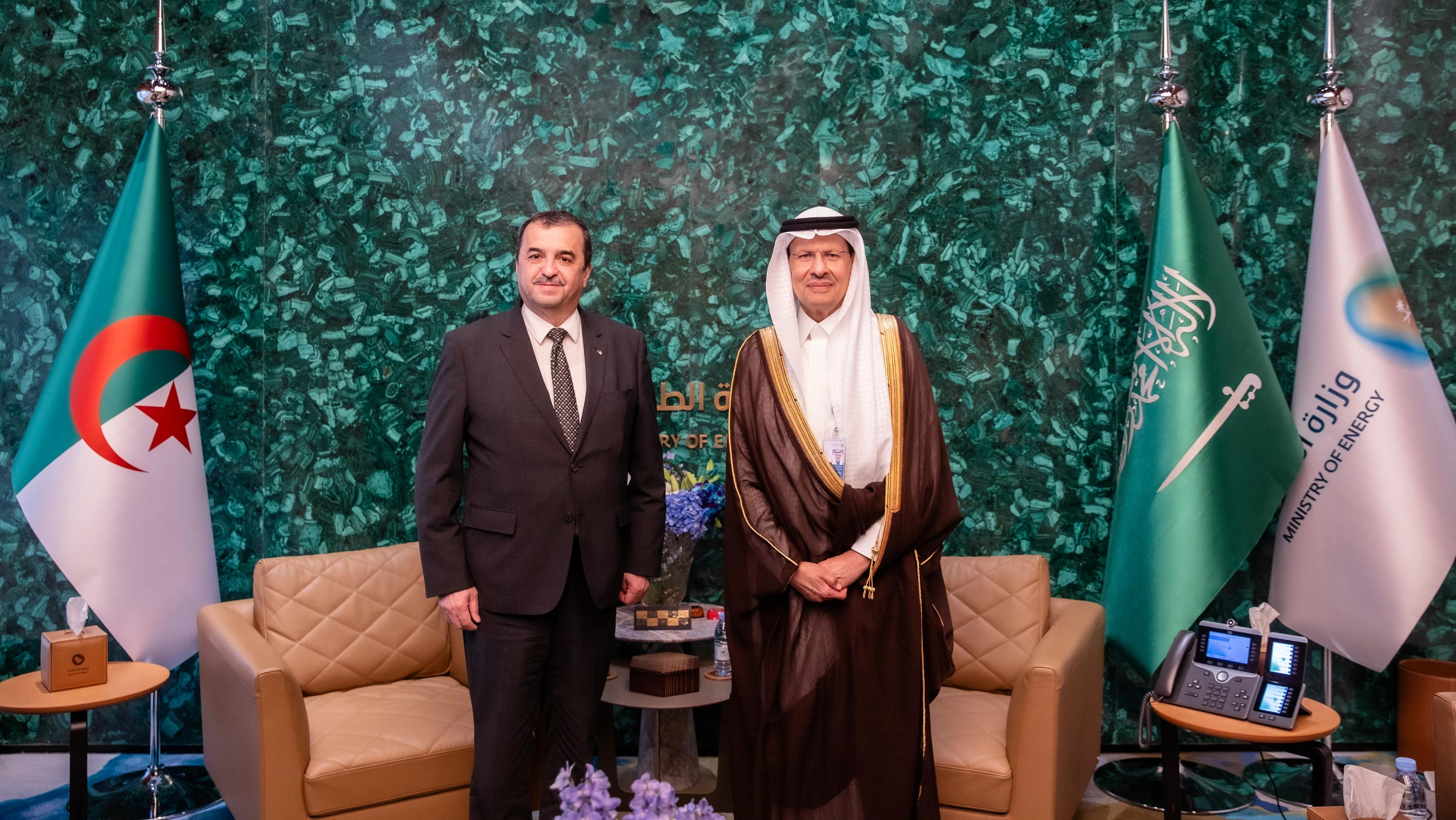 サウジアラビア国エネルギー大臣、アルジェリア国炭化水素・鉱山担当国務大臣と会談